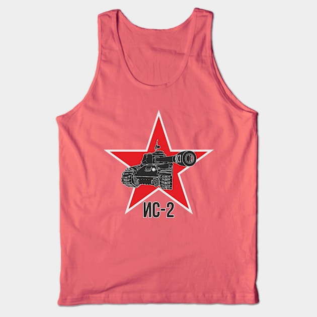 Soviet heavy tank IS-2 Edit Tank Top by FAawRay